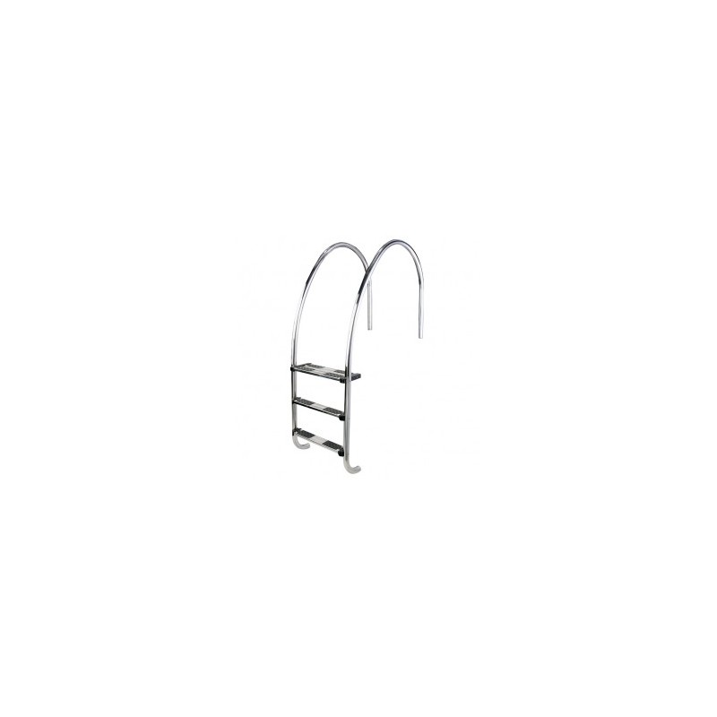 Escalera de radio variable para rebosadero AISI316
