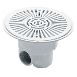 Dren de fondo circular Ø 270 mm con rejilla ABS AstralPool