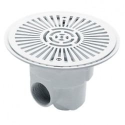 Dren de fondo circular Ø 270 mm con rejilla ABS AstralPool