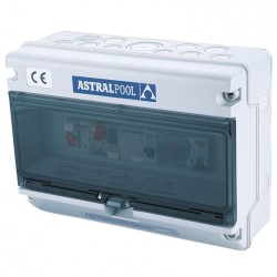 Armario maniobra para protección de bomba y control de luz subacuática con diferencial trifásico AstralPool