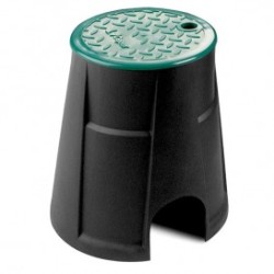 Caja para válvula de riego circular 5" con tapa de cierre a presión