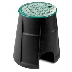 Caja para válvula de riego circular 5" con tapa de cierre a presión