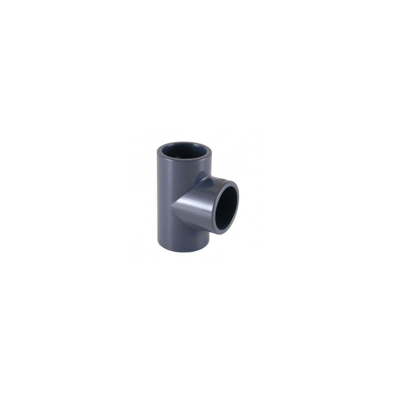 Te 90° PVC cementar