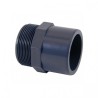 Machón mixto PVC para cementar y roscar macho