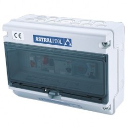 Armario maniobra para protección de bomba y control de luz subacuática con diferencial trifásico AstralPool