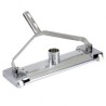Barredora limpiafondos de aluminio extrusionado anodizado y latón cromado