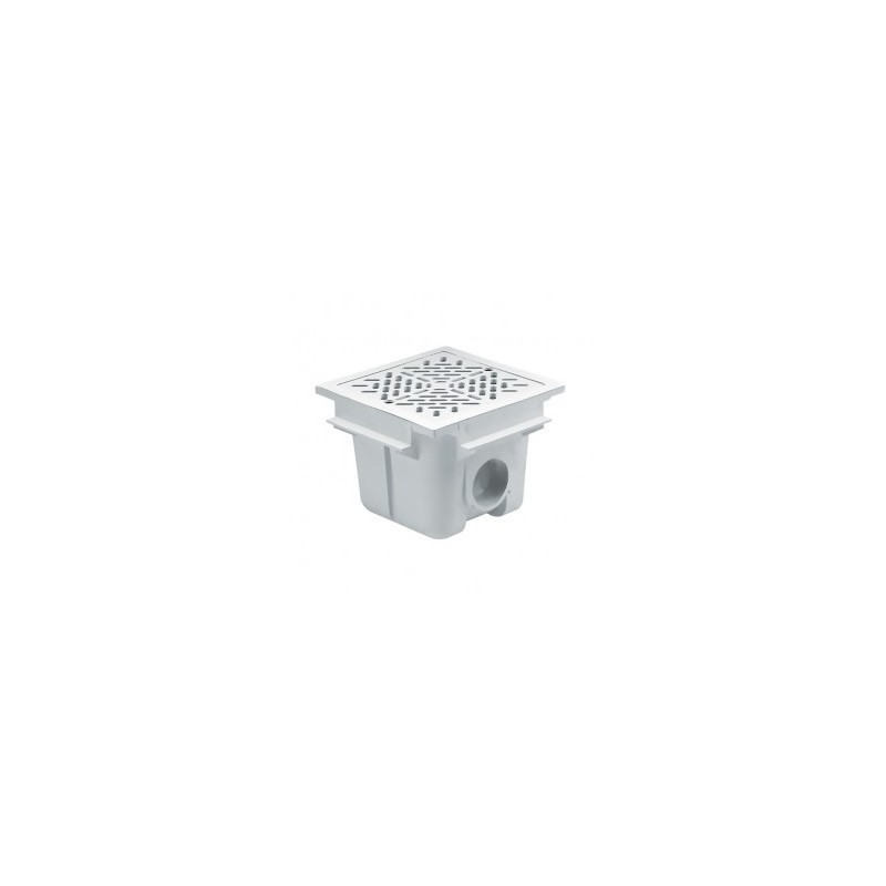 Dren de fondo con rejilla ABS cuadrado 210 mm x 210 mm AstralPool