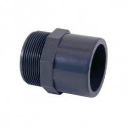 Machón mixto PVC para cementar y roscar macho