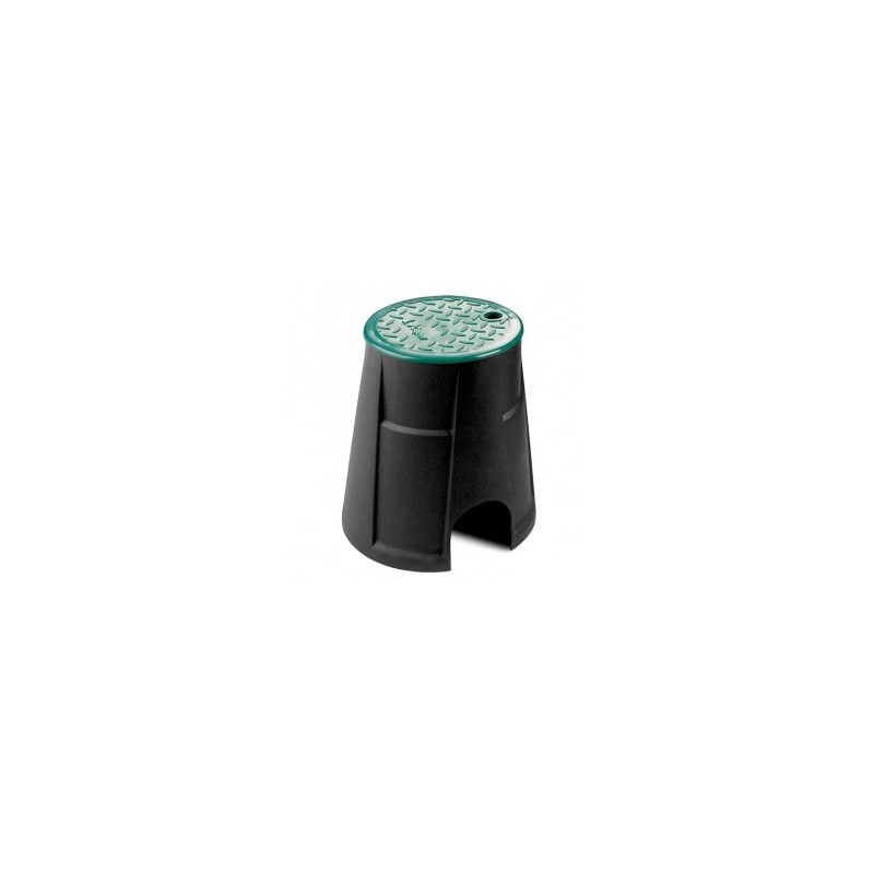 Caja para válvula de riego circular 5" con tapa de cierre a presión