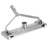 Barredora limpiafondos de aluminio extrusionado anodizado y latón cromado