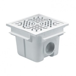 Dren de fondo con rejilla ABS cuadrado 210 mm x 210 mm AstralPool