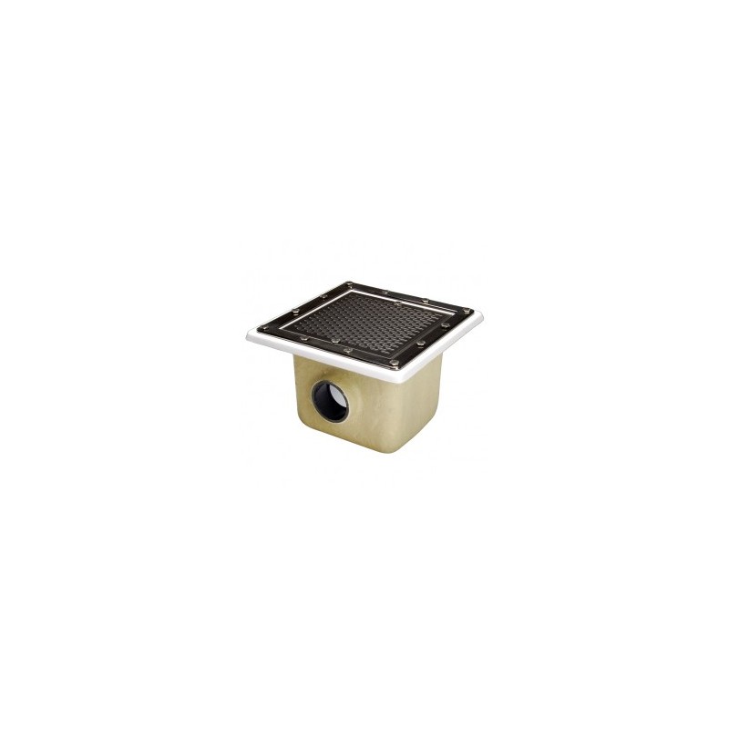 Sumidero de poliéster y fibra de vidrio 355 x 355 mm piscina liner y prefabricada AstralPool