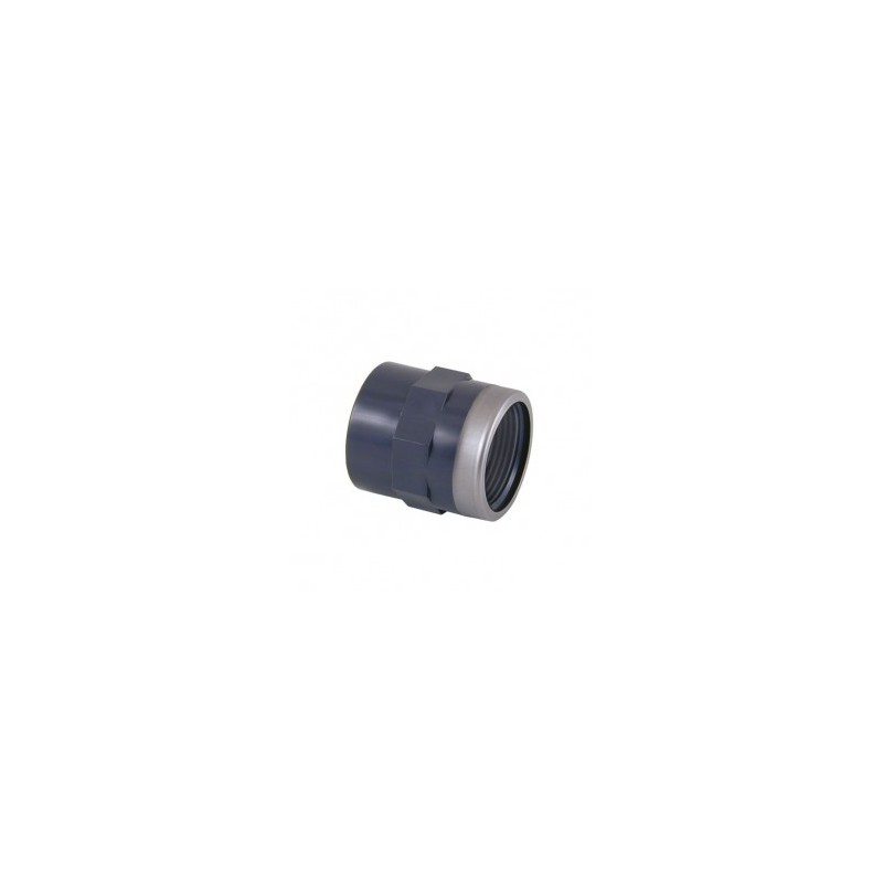 Manguito unión mixto reforzado PVC cementar y roscar
