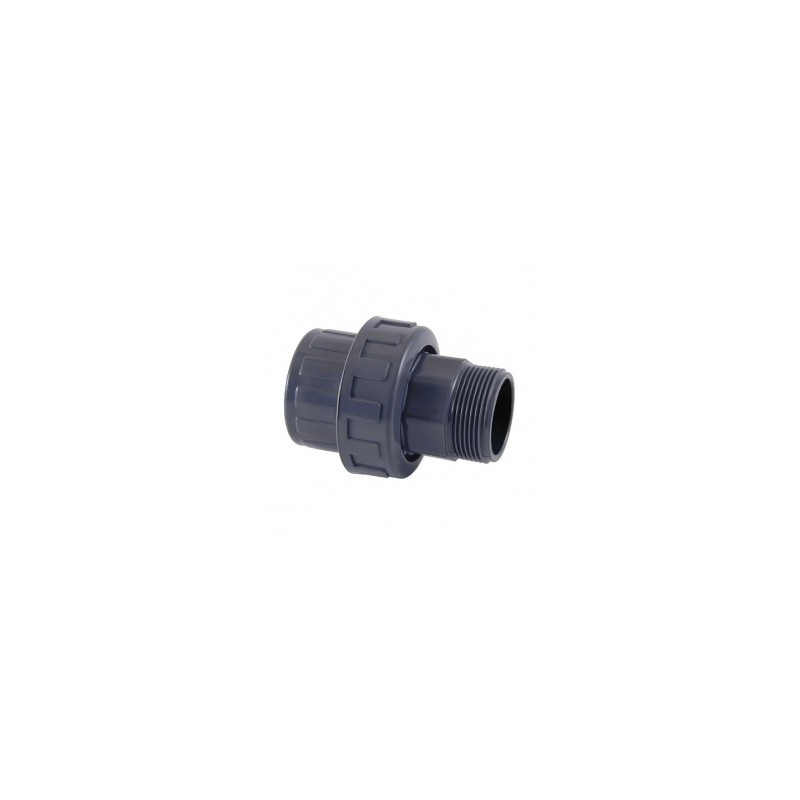 Enlace mixto m/h 3 piezas PVC cementar y roscar